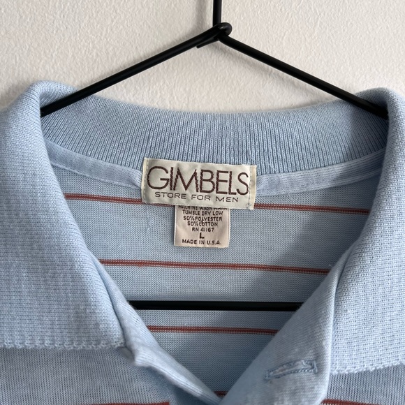 Gimbels Store for Men Vintage Polo Tee - Picture 2 of 3